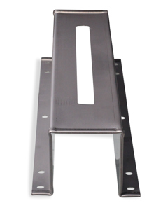 Cover SST 80x80x500 f/straw pellet/chew stick holder